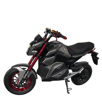 CKD SKD 10 inch e motorcycle 2000watt 80km/h speed 70km range 60/72v battery travel race electric motorcycle